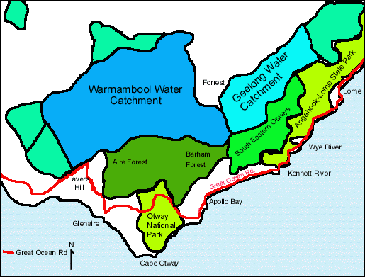 Otways Map