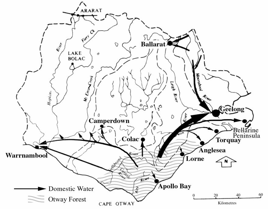 Otway water structure